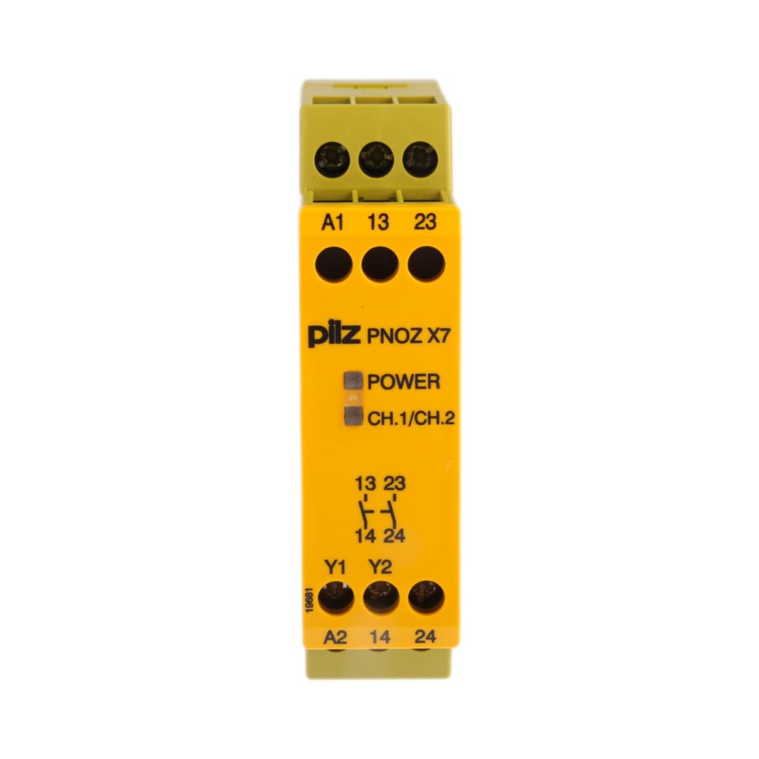 Safety Relay Pilz PNOZ X7 24VACDC 2n/o Code 774059 | เซฟตี้รีเลย์ ราคา ...