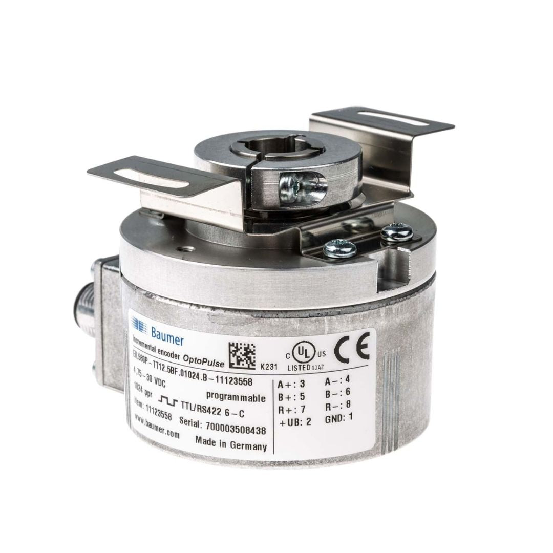 Baumer EIL580P Series Optical Incremental Encoder Code EIL580P-TT12.5BF.01024.B