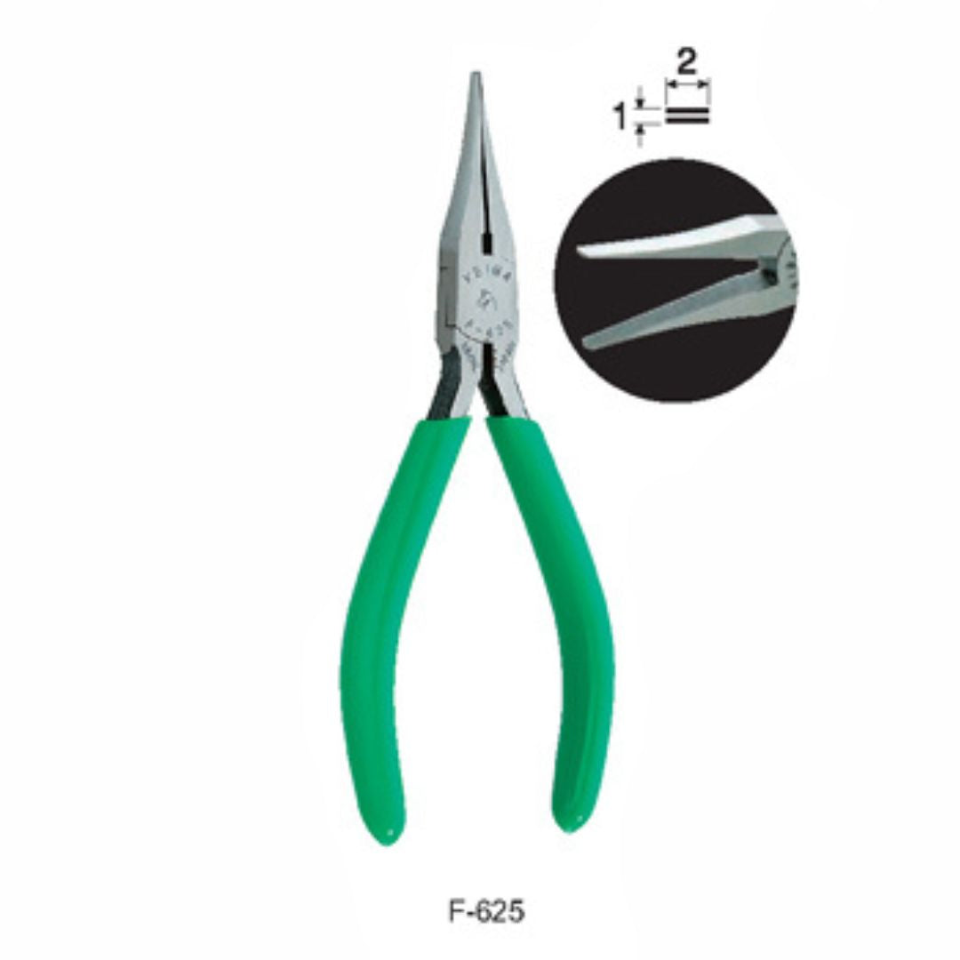 KEIBA Pliers, Flat Nose Pliers, Thin Handle