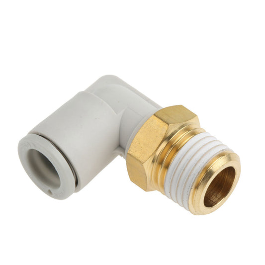 ข้อต่อลม SMC หรือ Fitting ลม SMC (ฟิตติ้ง ลม SMC) KQ2L08-02AS (งอ1/4.x8mm)