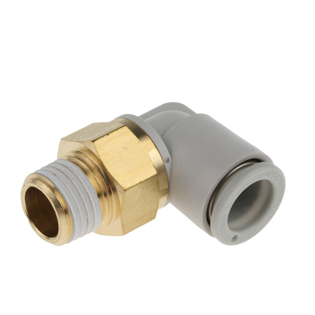 SMC Air Fitting or SMC Air Fitting (SMC Air Fitting) KQ2L10-02AS Elbow - Threaded 1/4"