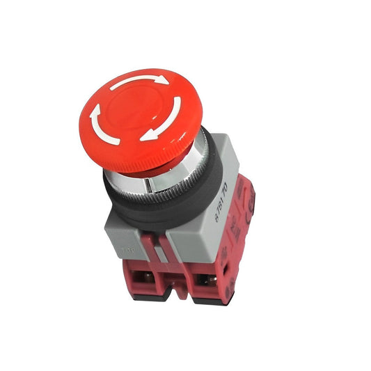 IDEC Switch สวิตช์ปุ่มกดฉุกเฉิน Emergency Push Button 25 มม,AVS310N-R สีแดง