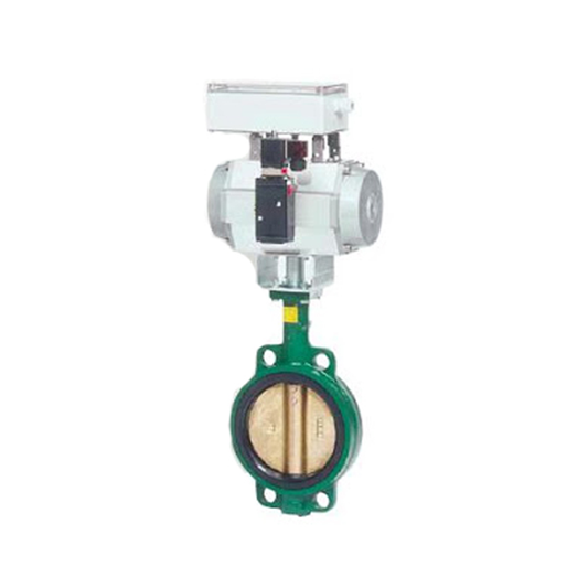 Butterfly Valve Crane Series 200 2 นิ้ว Motorized Wafer Type Body Ductile Iron / Disc ALBZ/LINER BUNNA-N/PN16