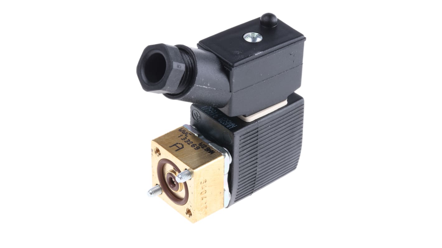 Burkert Solenoid Valve 134179, 3 port(s) , NC, 24 V dcRS Stock No.:307-0181หมายเลขชิ้นส่วนของผู้ผลิต / Mfr. Part No.:134179