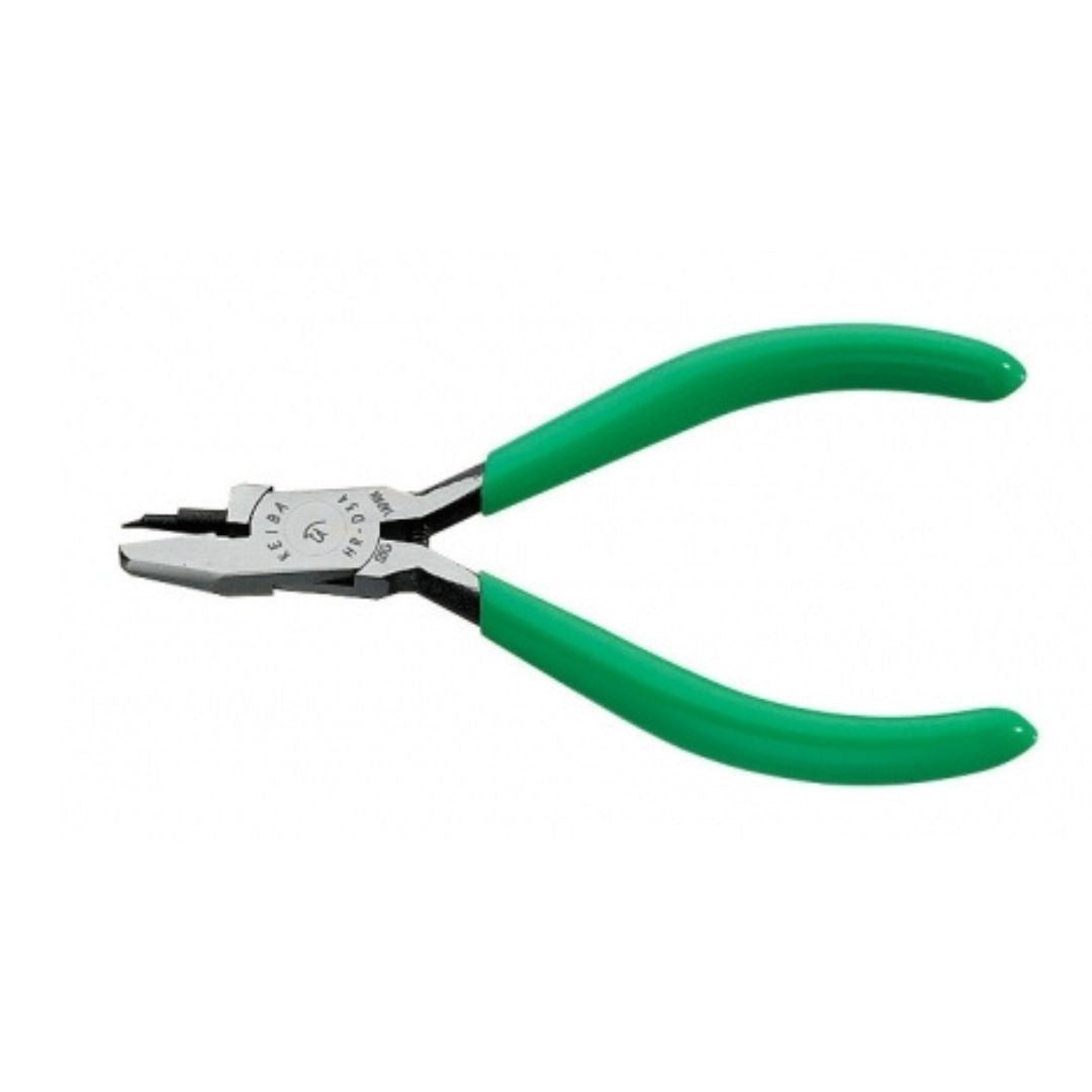 KEIBA Pliers, Long Nose Pliers, Mini, Green Handle