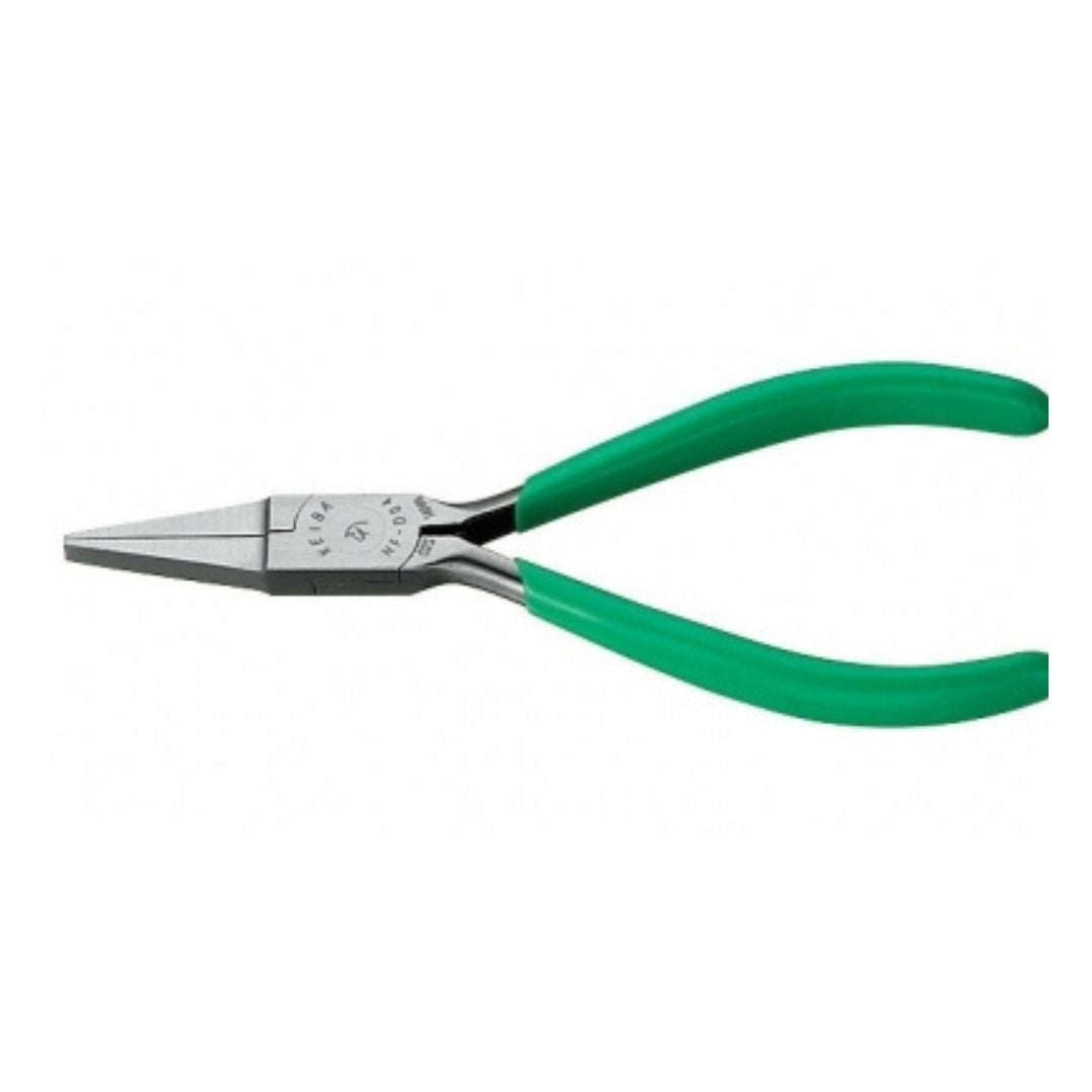 KEIBA Pliers, Long Nose Pliers, Mini, Green Handle