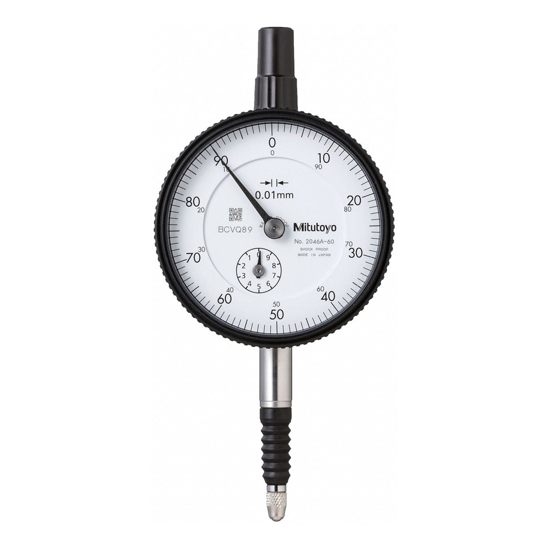 ไดอัลเกจ Mitutoyo Dial Gauge รุ่นมาตรฐาน การไล่ระดับ 0.01 มม.Code 2046A-60