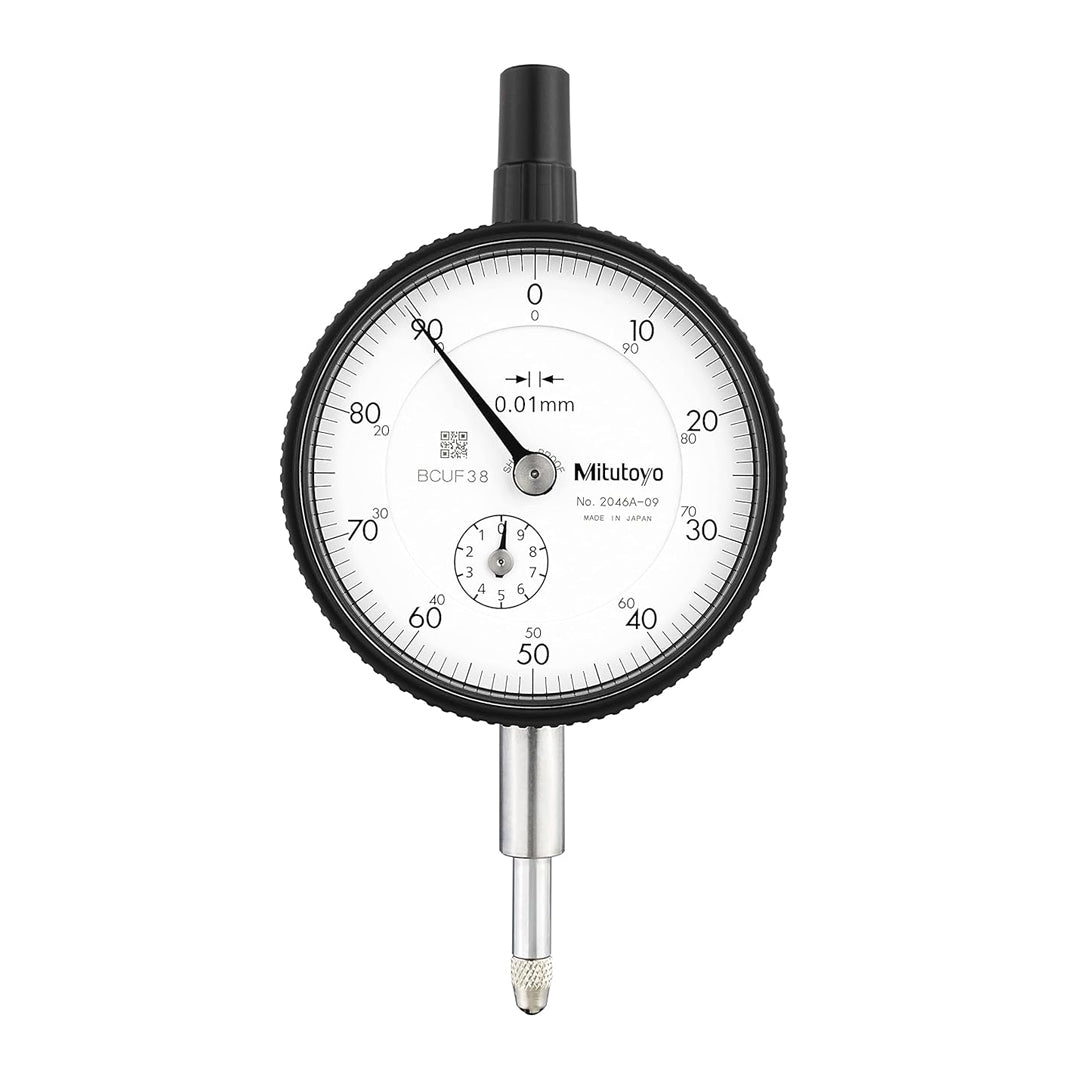 ไดอัลเกจ Mitutoyo Dial Gauge รุ่นมาตรฐาน การไล่ระดับ 0.01 มม. Code 2046A-09