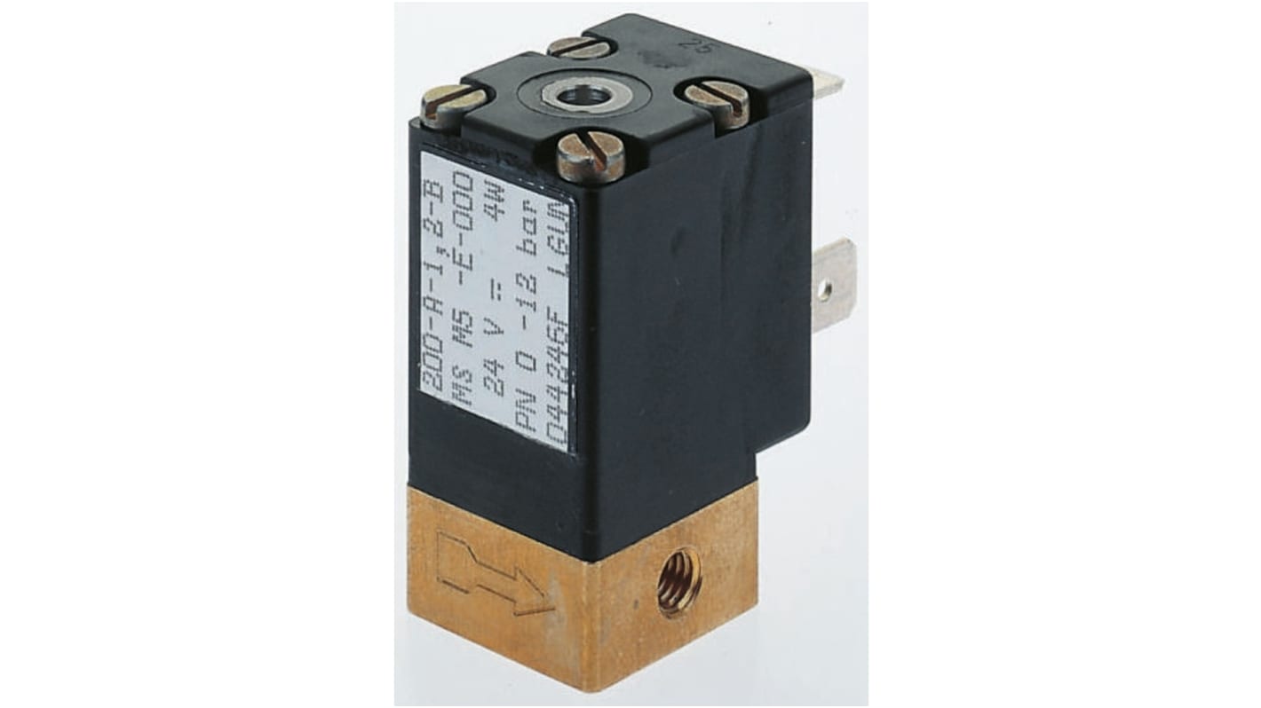 Burkert Solenoid Valve 138045, 2 port(s) , 24 V dcRS Stock No.:244-222หมายเลขชิ้นส่วนของผู้ผลิต / Mfr. Part No.:138045