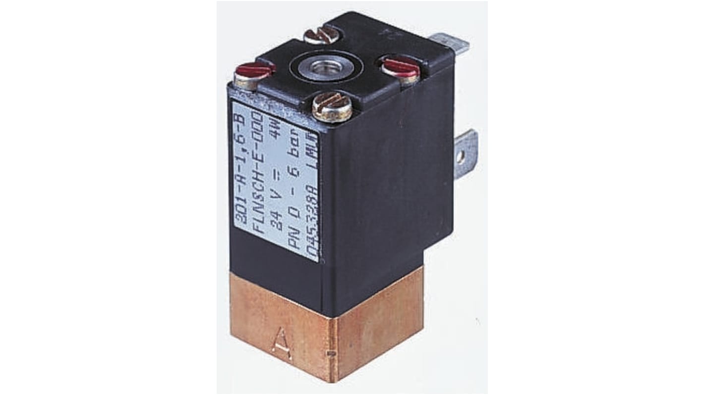 Burkert Solenoid Valve 138054, 2 port(s) , 24 V dcRS Stock No.:244-266หมายเลขชิ้นส่วนของผู้ผลิต / Mfr. Part No.:138054