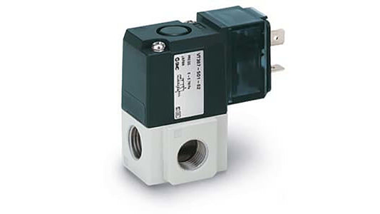 โซลินอยด์วาล์ว SMC 3/2 Pneumatic Solenoid/Pilot-Operated Control Valve - Solenoid Rc 1/8 VT307 Series