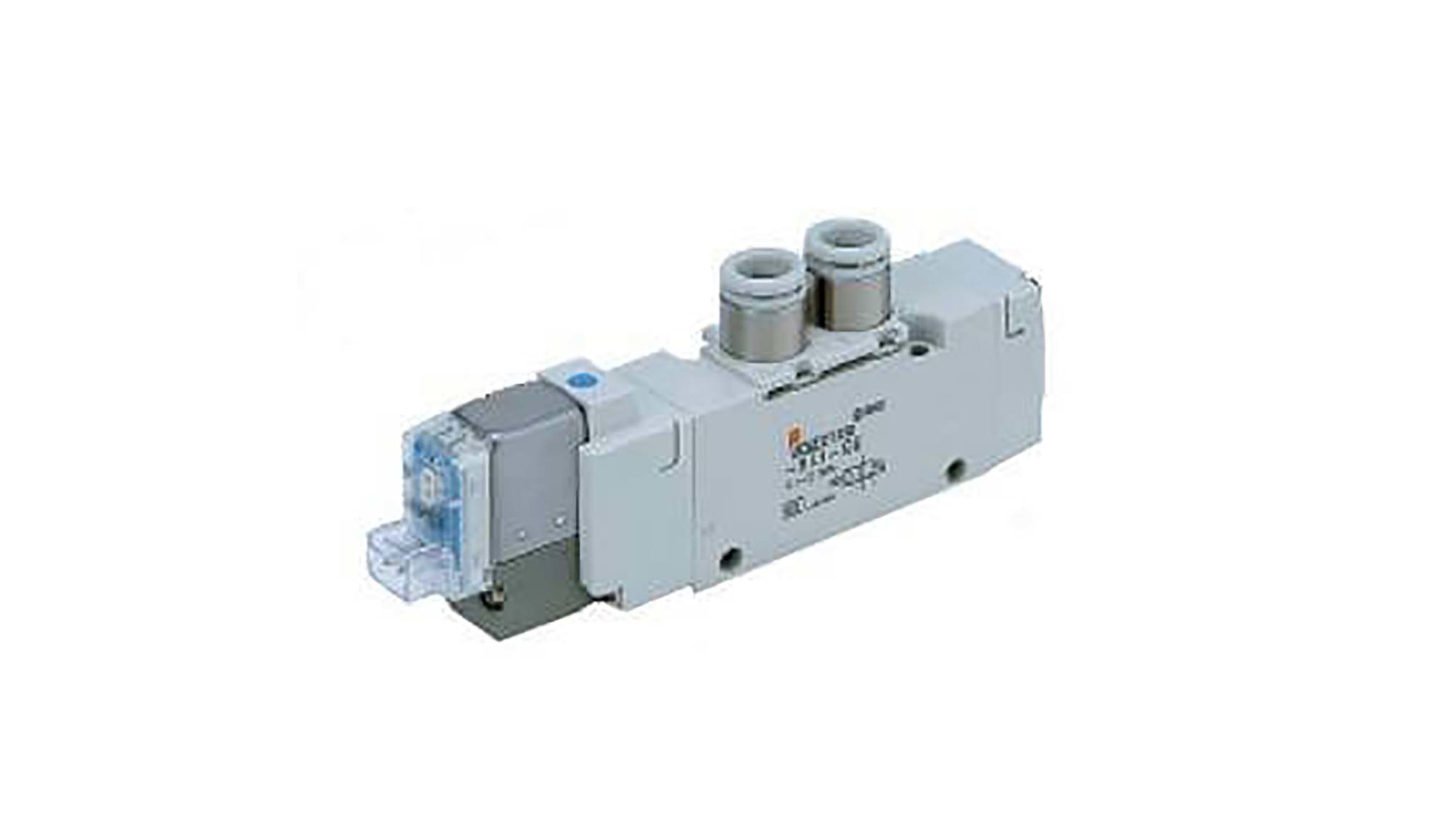 โซลินอยด์วาล์ว SMC 5/2 Pneumatic Solenoid/Pilot-Operated Control Valve ...