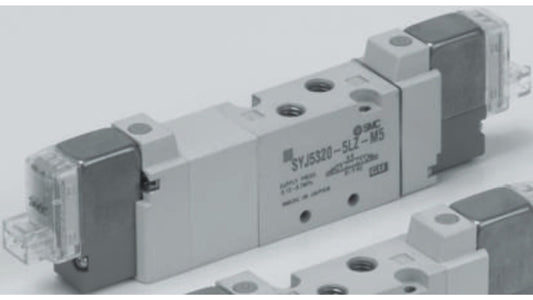 โซลินอยด์วาล์ว SMC 5/2 Solenoid/Pilot Metric M5 SYJ5000 Series 24V dc