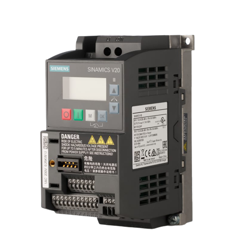 SINAMICS V20,Siemens Inverter อินเวอร์เตอร์ 1 เฟส 0.75 kW 230 V AC Code 6SL3210-5BB17-5UV1