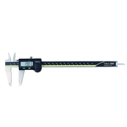 Mitutoyo Calipers  Digital ABS AOS Caliper 0-200 mm, Blade, Data Output Code  500-162-30