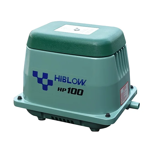 Hiblow HP 100 เครื่องเติมอากาศ Air Pump Hiblow ขนาด 100 ลิตร 