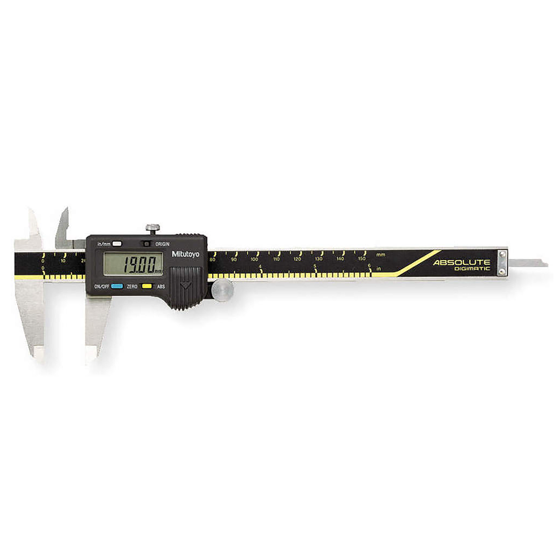 Mitutoyo Calipers Digital ABS AOS Caliper Inch/Metric, 0-12 Inch, Thumb R., w/o Outp. Code  500-193-30