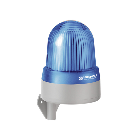 ไฟไซเรน LED 115-230 VAC,สีฟ้า Werma 432.500.60