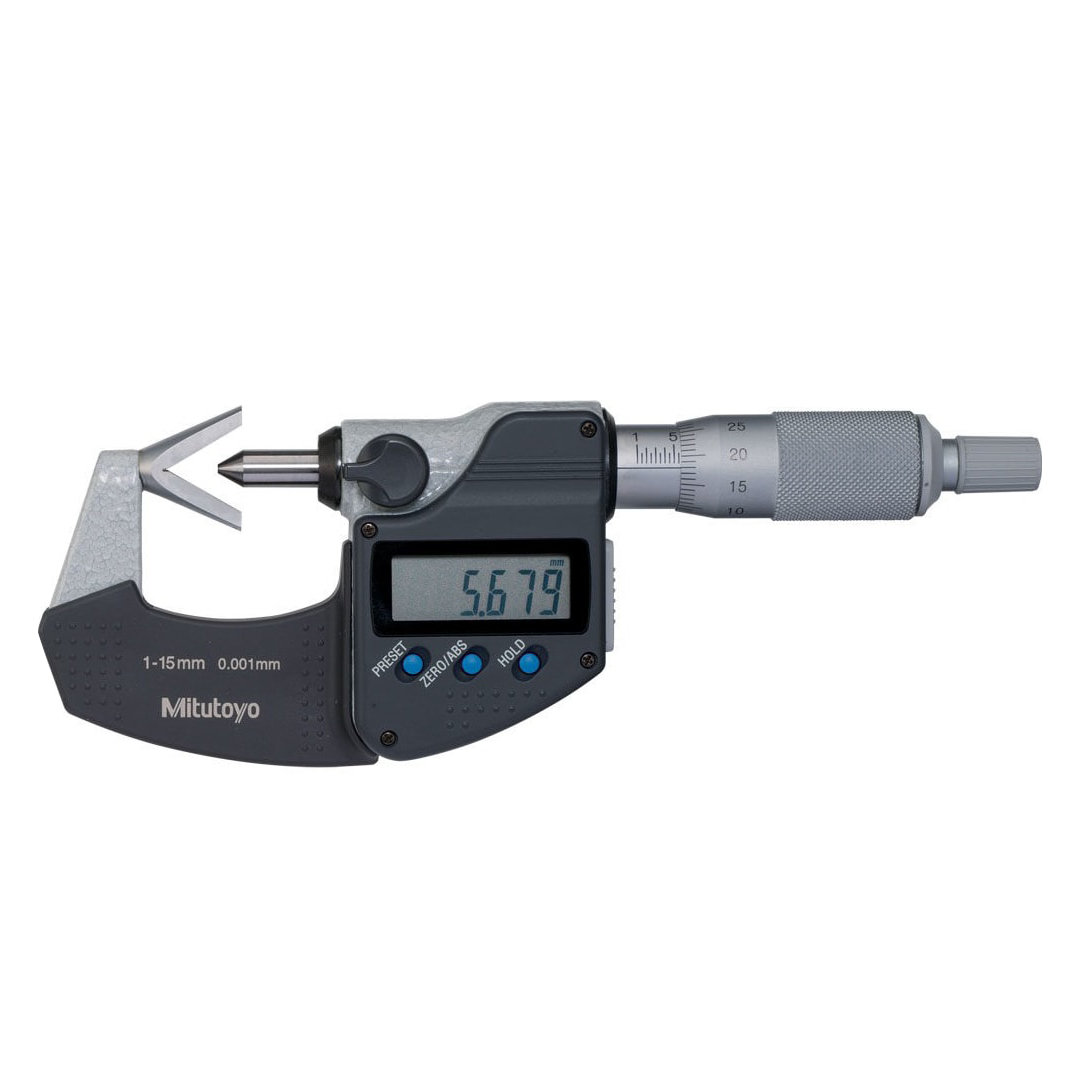 ไมโครมิเตอร์ Mitutoyo Series 314 V-Anvil Micrometer - 3 Flutes Code 314-251-30