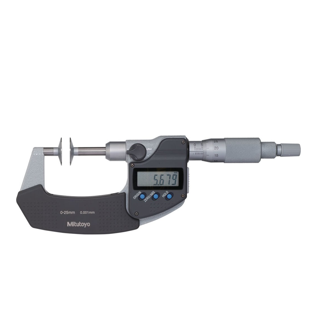 ไมโครมิเตอร์ Mitutoyo Series 369 Disc Micrometer Non-Rotating Spindle Code 369-250-30