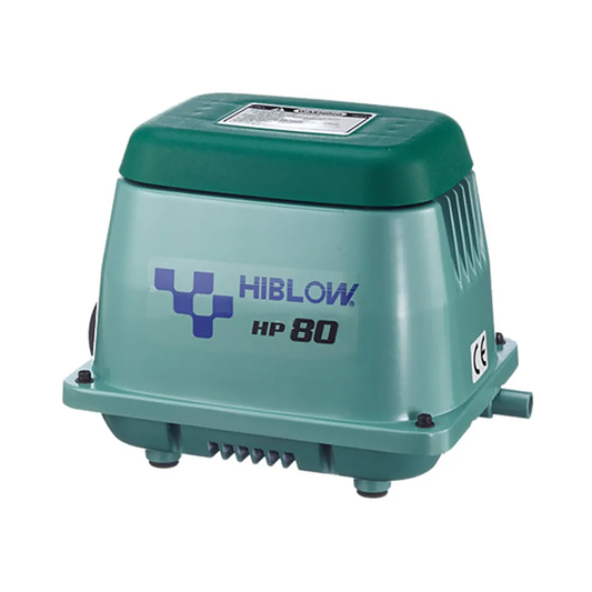 Hiblow HP 80 เครื่องเติมอากาศ Air Pump Hiblow ขนาด 80 ลิตร 
