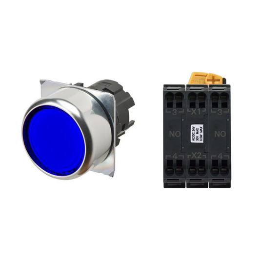 Omron Illuminated Push Button Switch A22NL-RPM-TAA-P101-AC