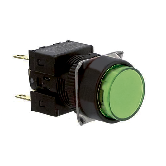 Omron Illuminated Push Button Switch A165L-TGA-24D-2