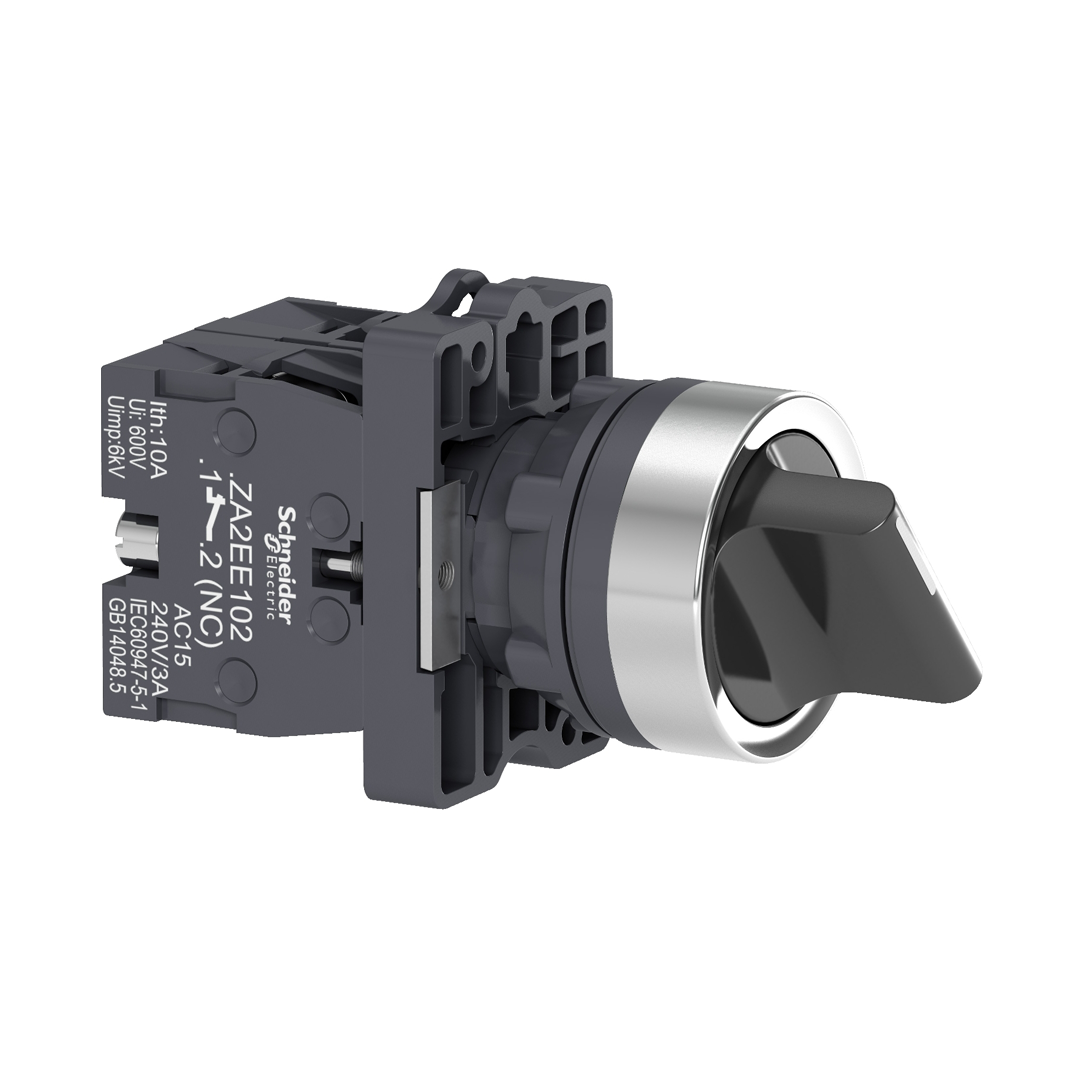 Selector Switch 2 ทาง schneider XA2 - สวิทช์ซีเล็คเตอร์ที่จับแบบมาตรฐาน