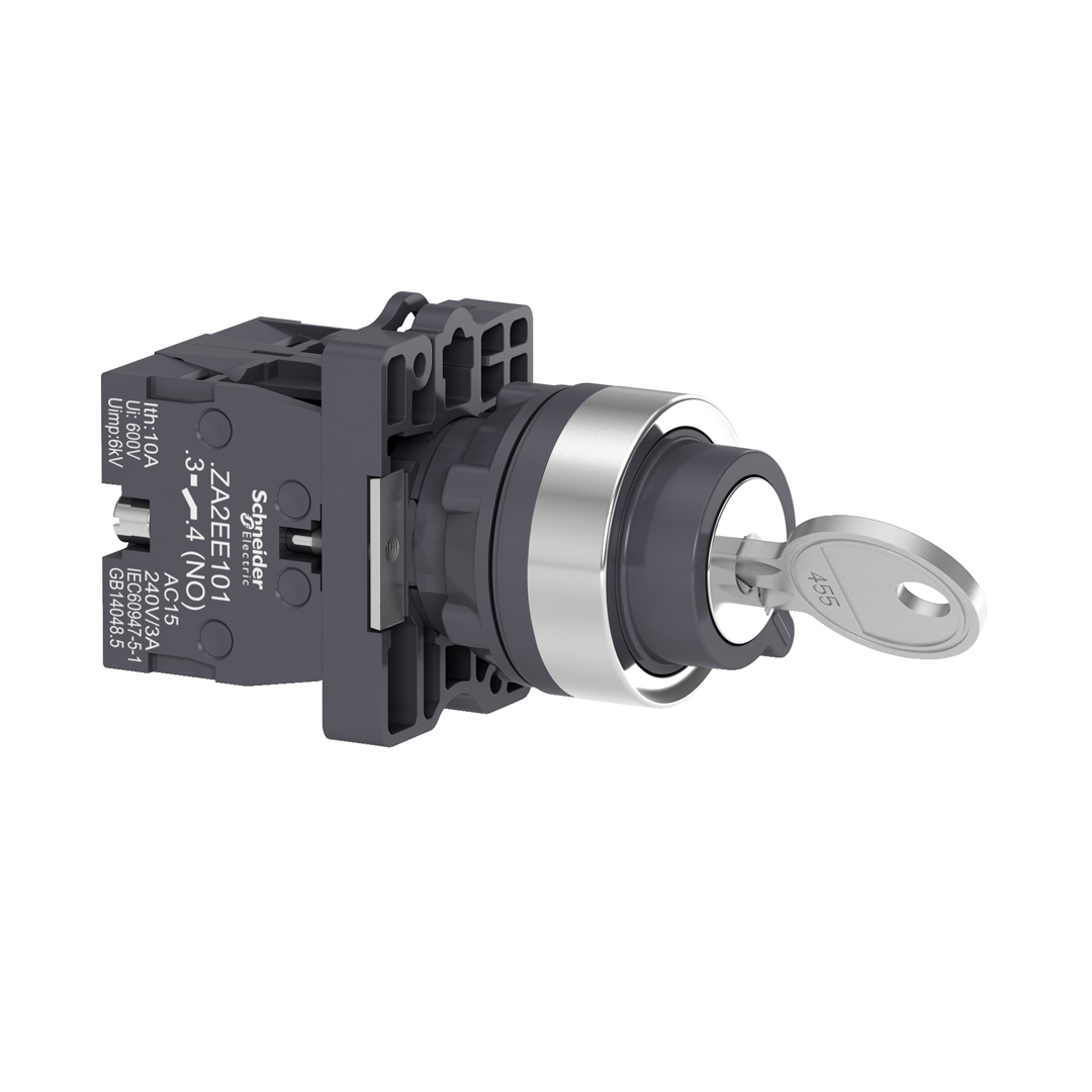 Selector Switch 3 ทาง schneider XA2 - สวิทช์กุญแจ 3 ตำแหน่ง