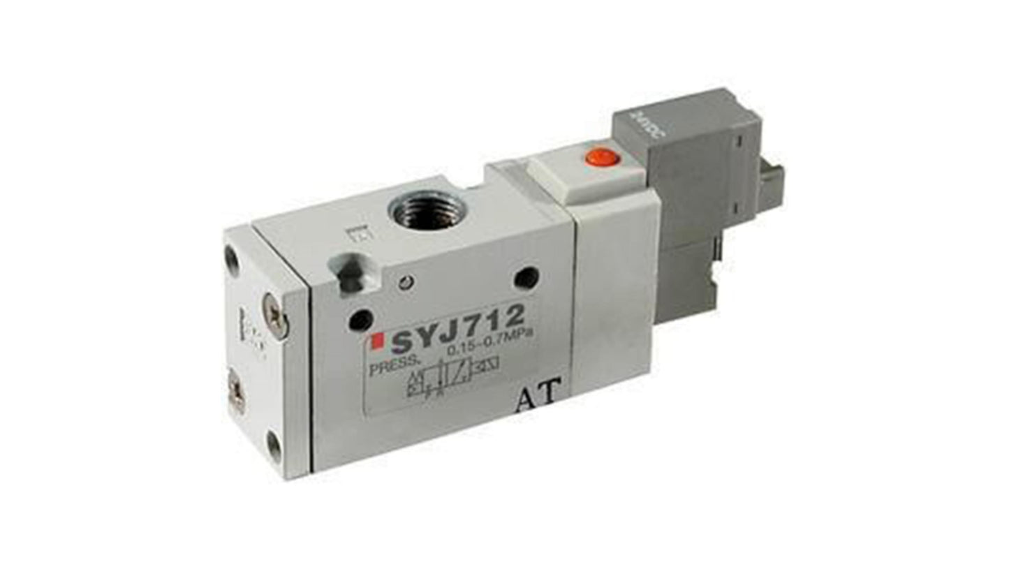 โซลินอยด์วาล์ว SMC 1 Solenoid Rc 1/8 SYJ Series