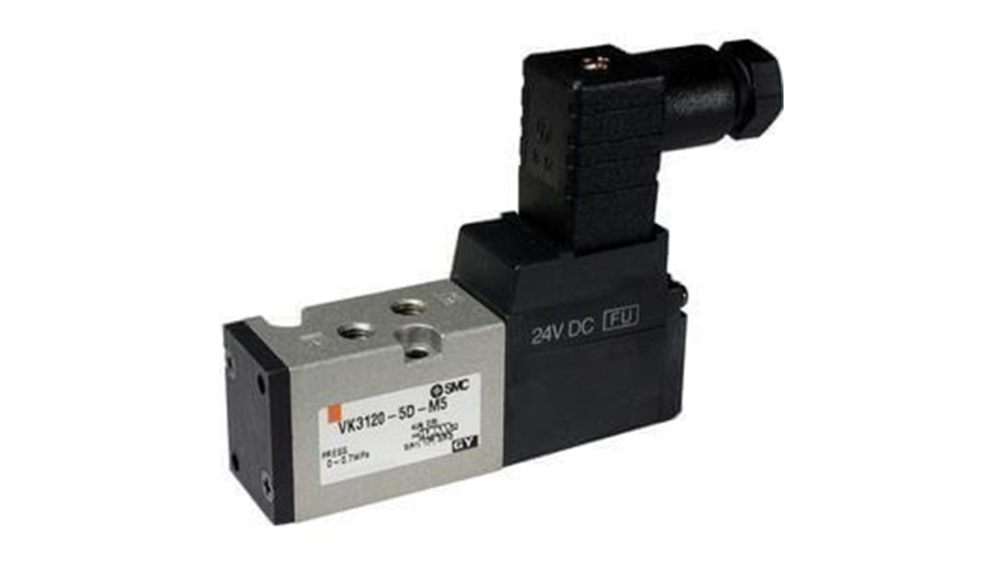 โซลินอยด์วาล์ว SMC Solenoid Metric M5 VK3000 Series