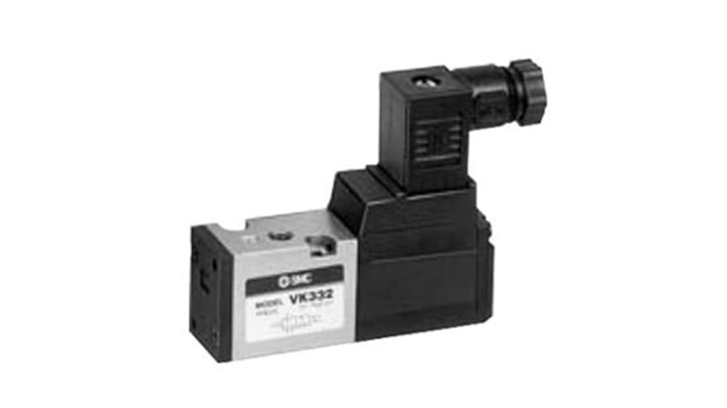 โซลินอยด์วาล์ว SMC Solenoid Metric M5 VK332 Series