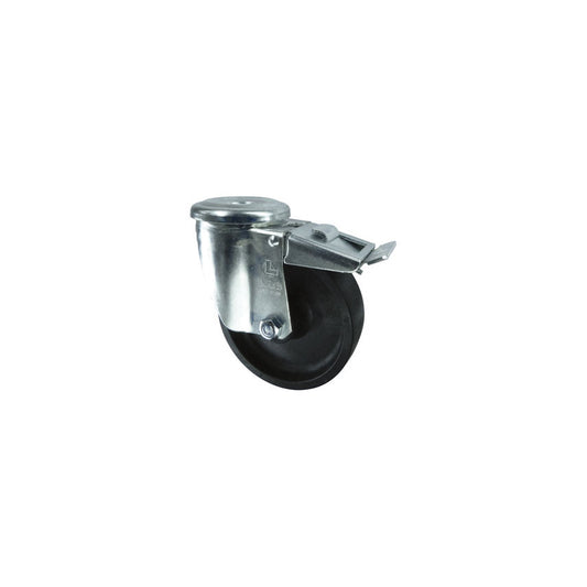 ล้อเทอร์โมพลาสติก BRAKED SWIVEL BOLT HOLE 80 มิล