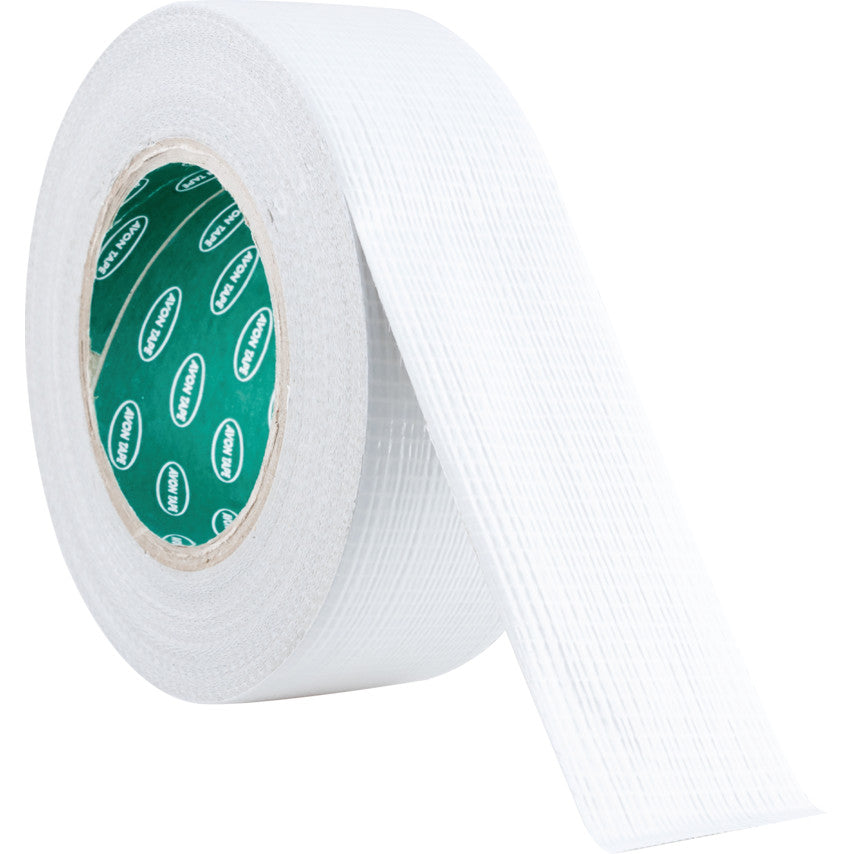 50 มิล x50M WATERPROOF CLOTH(DUCT) TAPE - WHITE