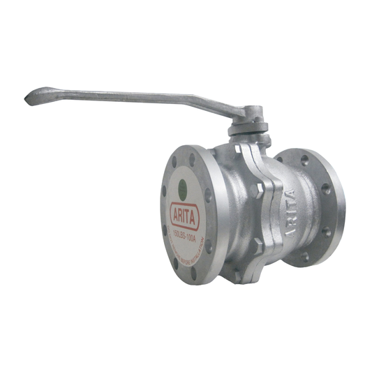 ball valve arita Cast Iron Ball Valve ANSI 150 FE – Lever Type IBA-F2