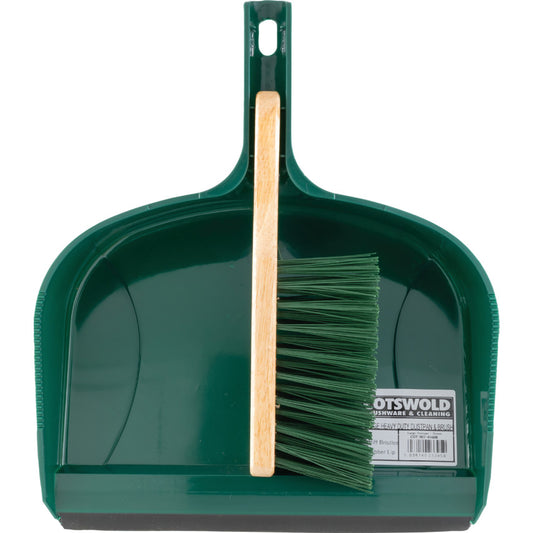 HEAVY DUTY LARGE DUSTPAN& BRUSH SET