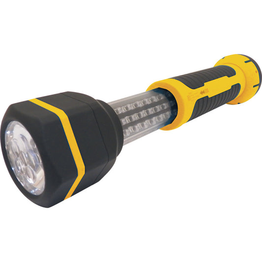 30+6 LED RECHARGEABLE WORK LIGHT & TORCH Li-ION