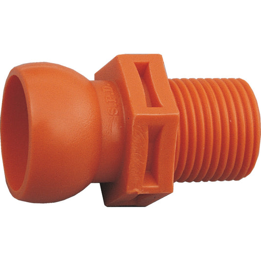 1/8 นิ้ว NPT MALE THREADED SPIGOT 1/4 นิ้ว BORE