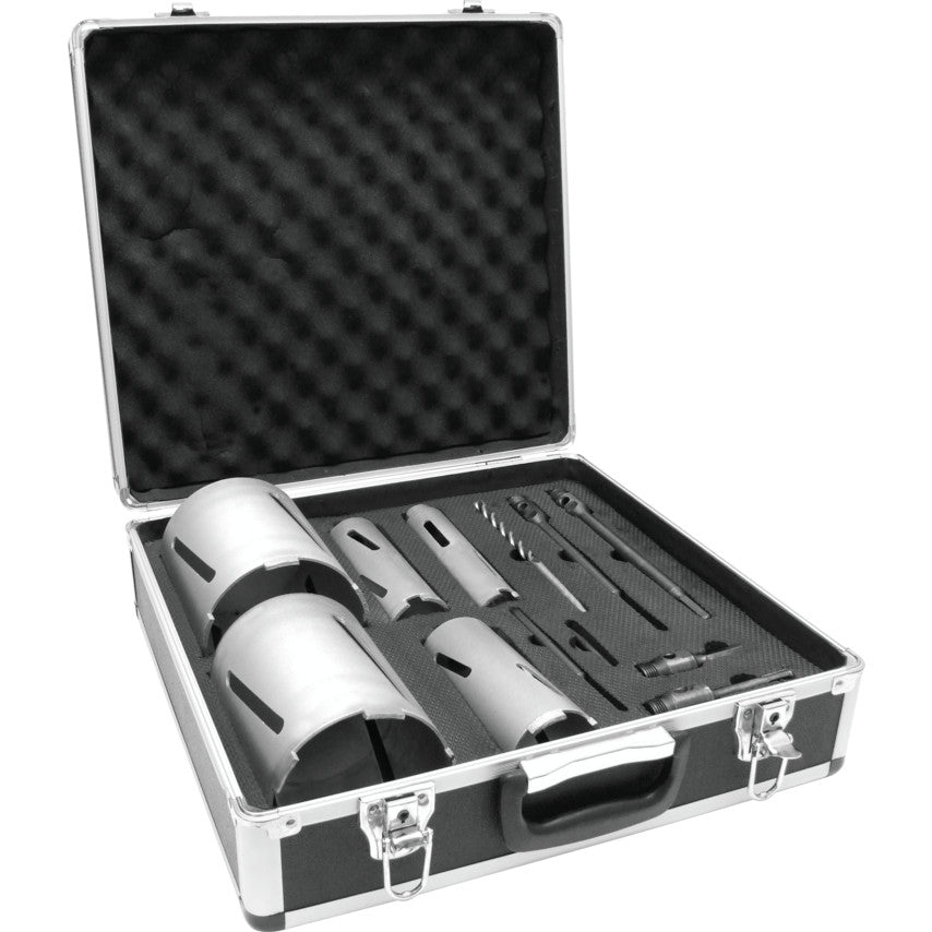 DIAMOND CORE DRILL SET 12-PCE