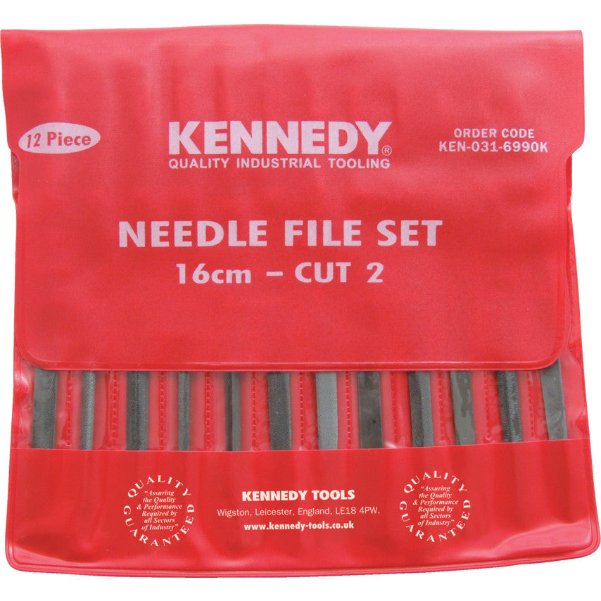 14cm (5.1/2 นิ้ว ) CUT 2 ASSORTEDNEEDLE FILE SET-12PCE