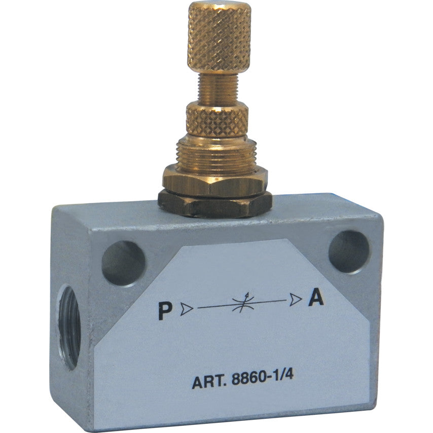 FR1-1 BI-DIRECTIONAL FLOW REGULATOR G1/8