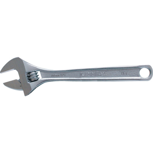 200mm/8" CHROMED FINISHADJUSTABLE WRENCH