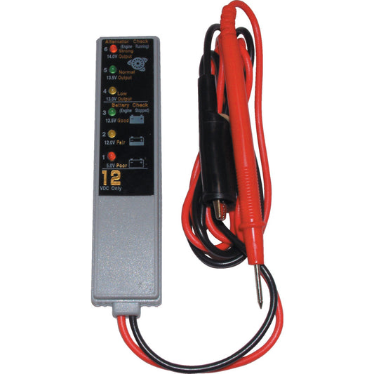 LED BATTERY & ALTERNATORTESTER 12V