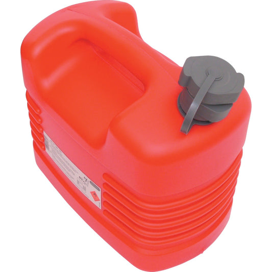 10LTR PLASTIC JERRY CAN WITH INTERNAL SPOUT