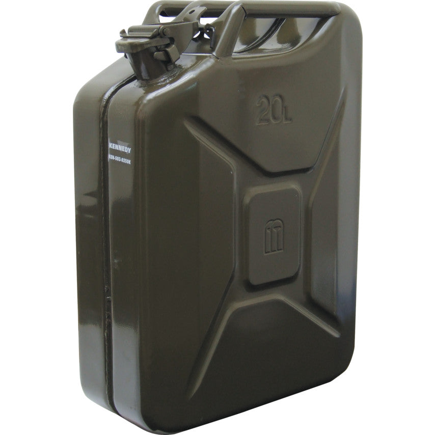 20LTR HEAVY DUTY STEEL JERRY CAN(GREEN)