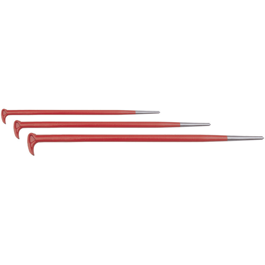 ROLLING HEAD PRY BAR SET(3-PCE)