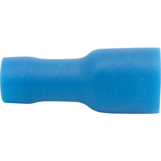6.30mm FULLY INSULATED BLUEFEMALE PUSH-ON (100)