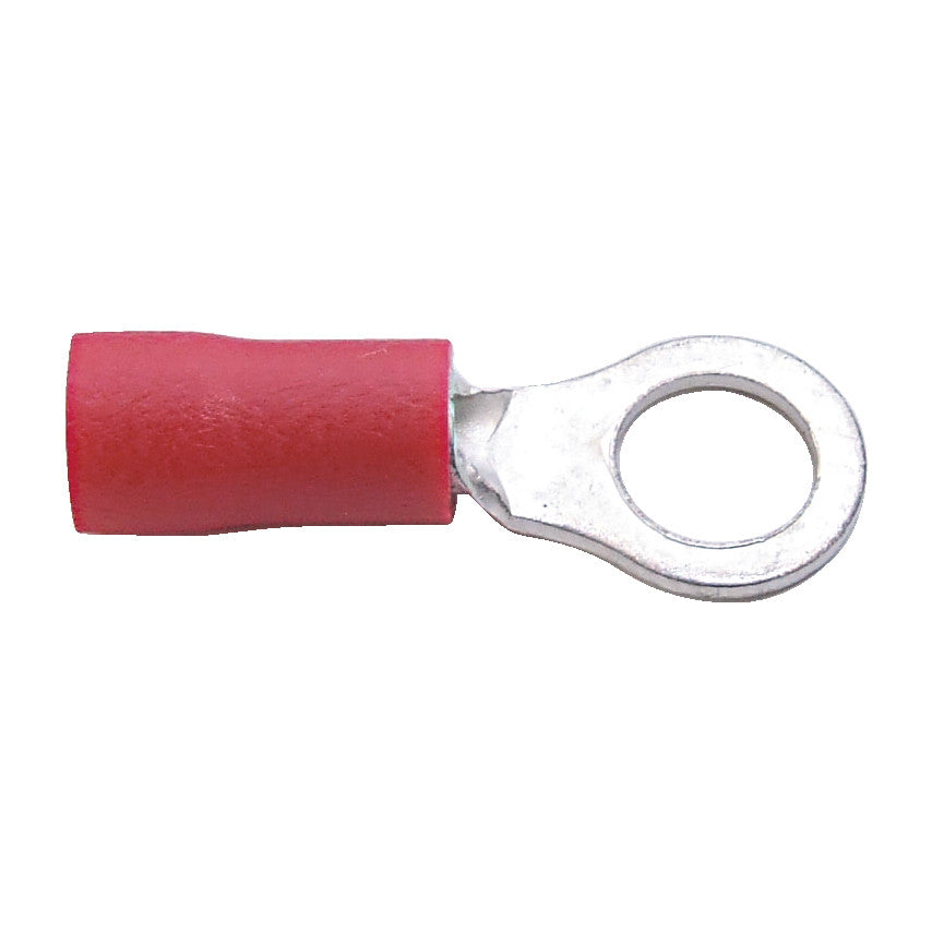 4.00mm RING TERMINAL (PK-100) RED