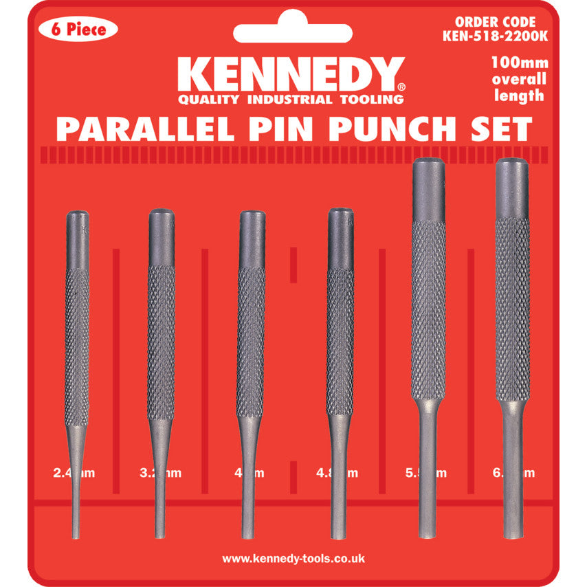 PARALLEL PIN PUNCHES SETOF 6