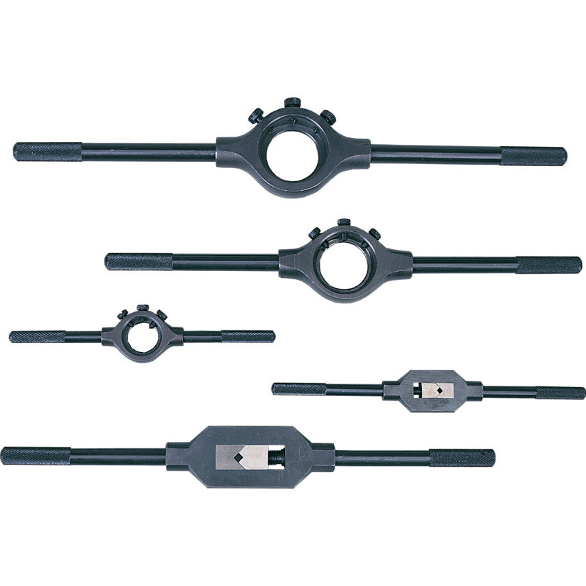 TRADITIONAL TAP WRENCH &DIESTOCK SET 5-PCE